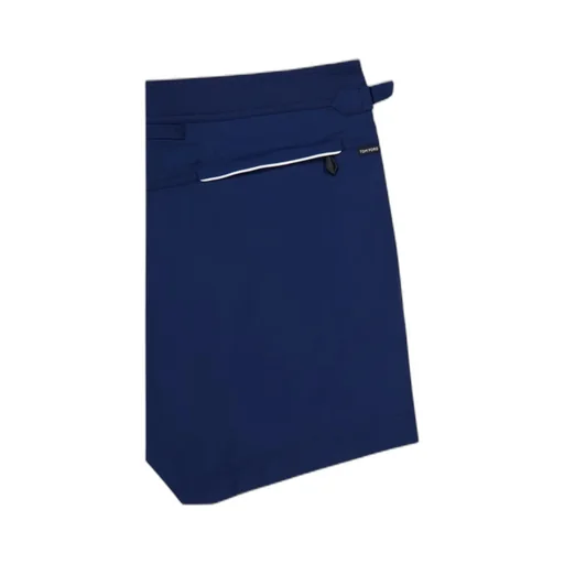 Piped-Trim Swim Shorts