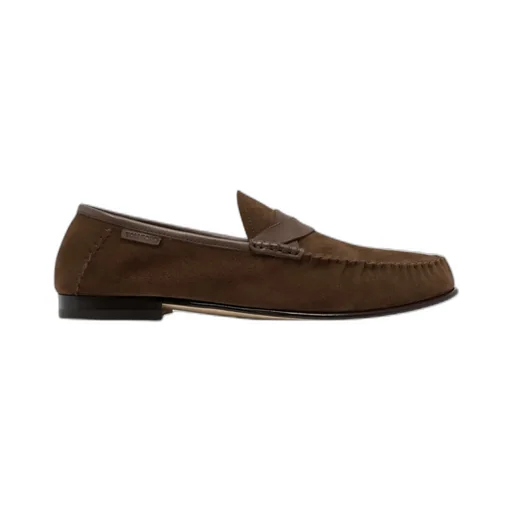Almond-Toe Slip-On Loafers