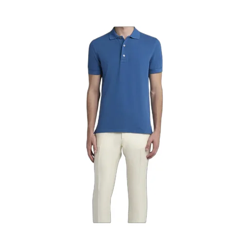 Button Detailed Short-Sleeved Polo Shirt