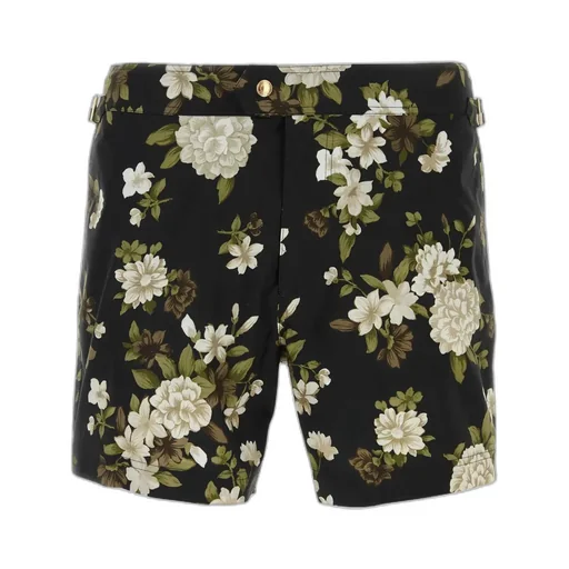 All-Over Floral Printed Swim Shorts