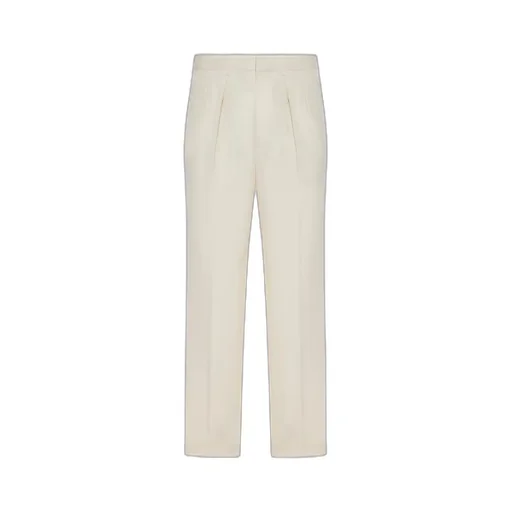 Pleated Poplin Pants