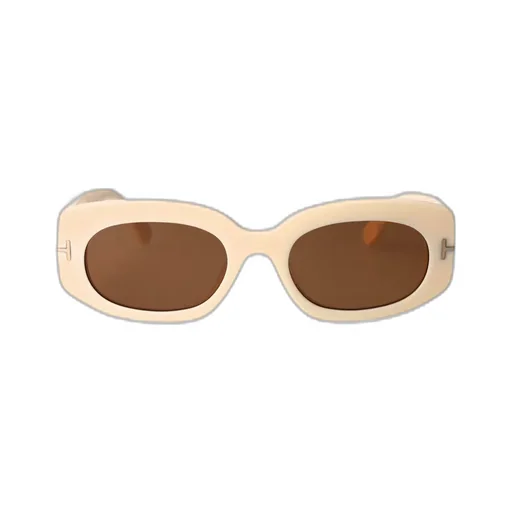 Oval-Frame Sunglasses