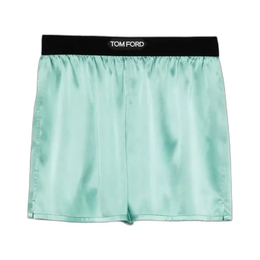 Stretched Satin Boxer Shorts
