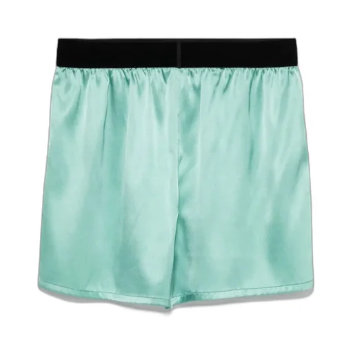 Stretched Satin Boxer Shorts