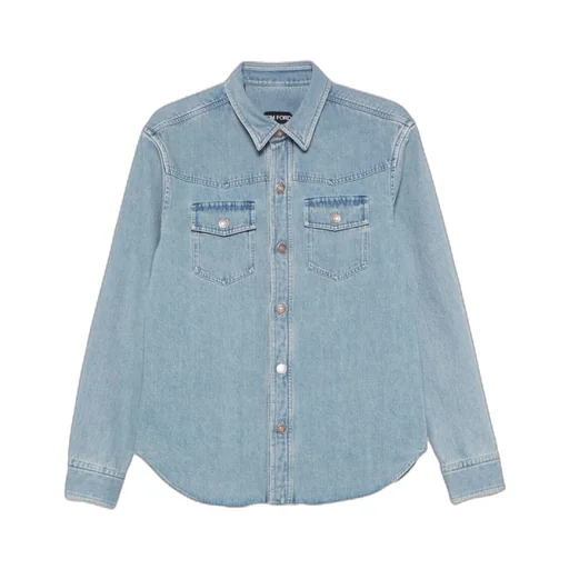 Button-Up Denim Shirt