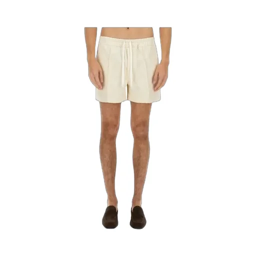 Pleat Detailed Drawstring Shorts