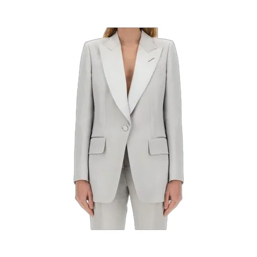 Lustrous Barathea Single-Breasted Tuxedo Jacket