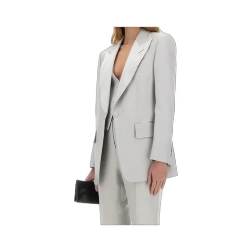 Lustrous Barathea Single-Breasted Tuxedo Jacket