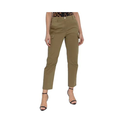 Logo Patch Cargo Pants