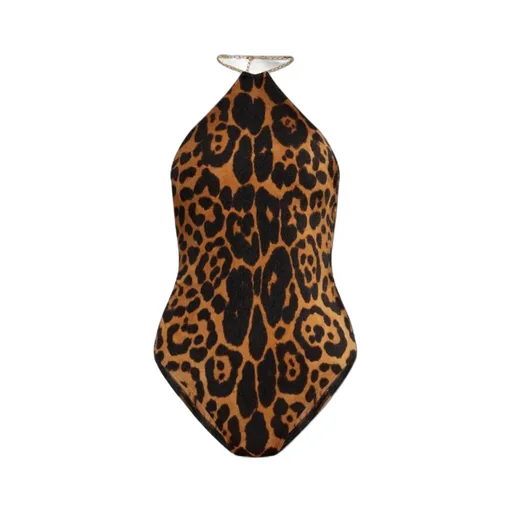 Leopard Printed One-Piece Swimsuit