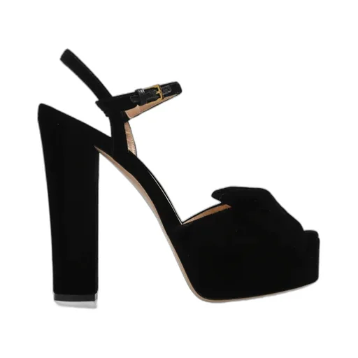 Bow-Detailed Platform Sandals