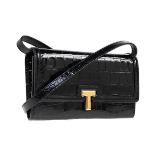 T-Logo Plaque Chain Wallet