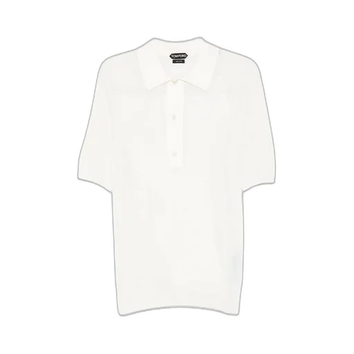 Short Sleeved Knitted Polo Shirt