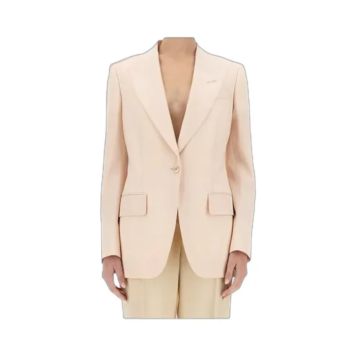 Single-Breasted Long-Sleeved Jacket