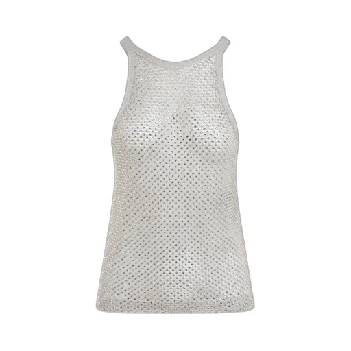 Embellished Racerback Tank Top
