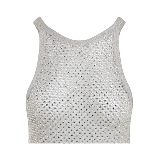 Embellished Racerback Tank Top