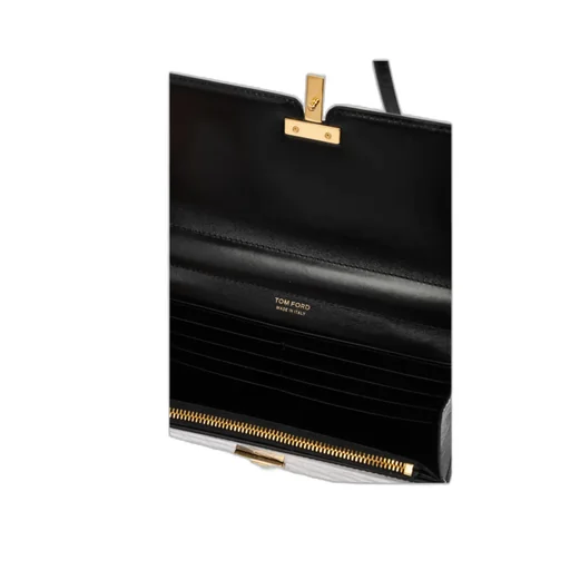 T-Logo Plaque Chain Wallet