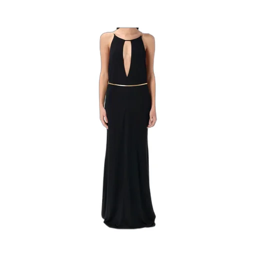 Cut Out Sleeveless Evening Dress