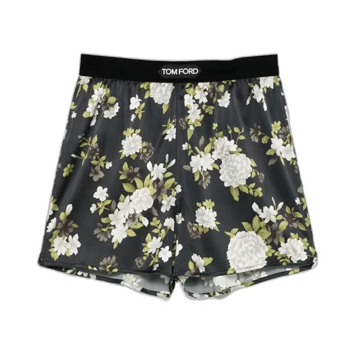 Floral-Print Pajama Shorts