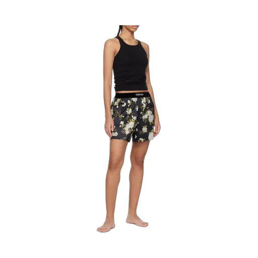 Floral-Print Pajama Shorts