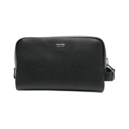Logo-Printed Zipped Toiletry Bag