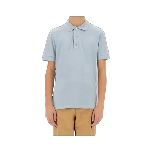 Logo Embroidered Short-Sleeved Polo Shirt