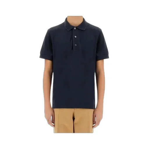 Logo Embroidered Short-Sleeved Polo Shirt