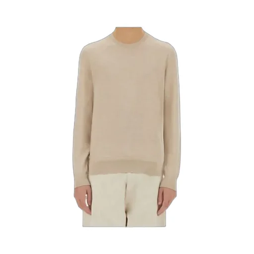 Crewneck Fine-Knit Sweater