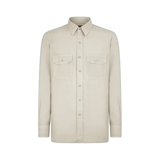 Flap Pocket Long-Sleeved Shirt