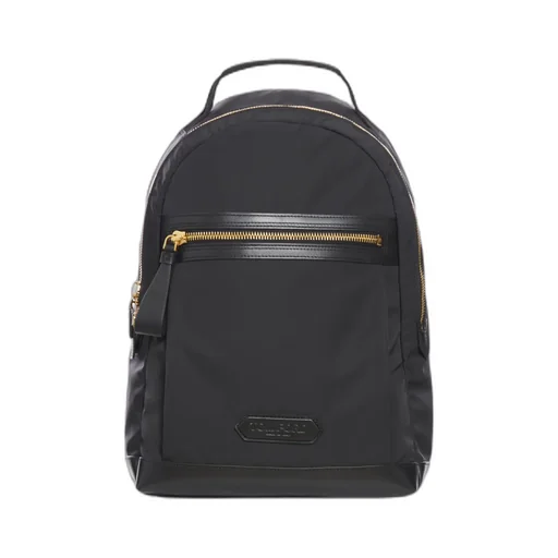 Logo-Patch Zipped Backpack