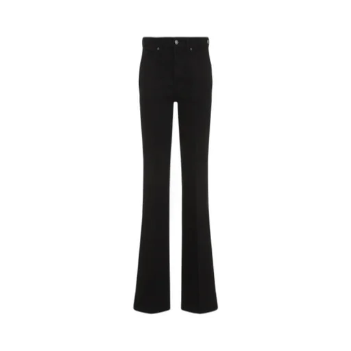 Logo Patch Flared Jeans