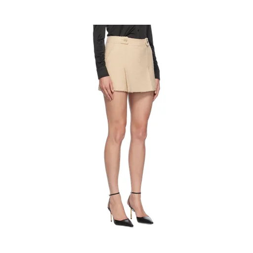 Boucle Pleated Mini Skirt