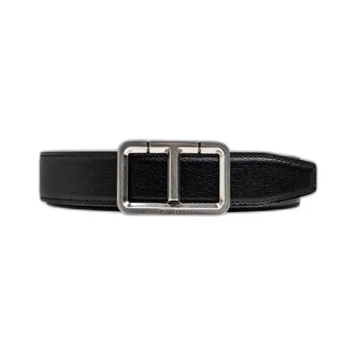 Logo Plaque Buckle Belt