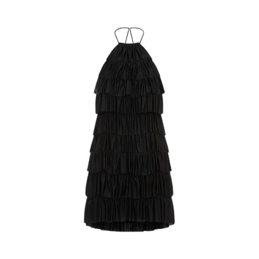 Flounced Mini Dress