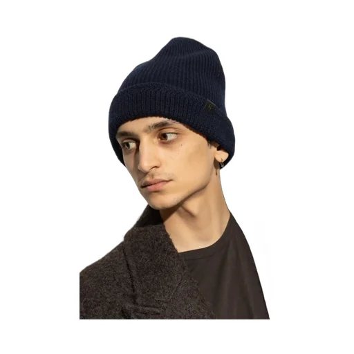 Tf Patch Ribbed Beanie