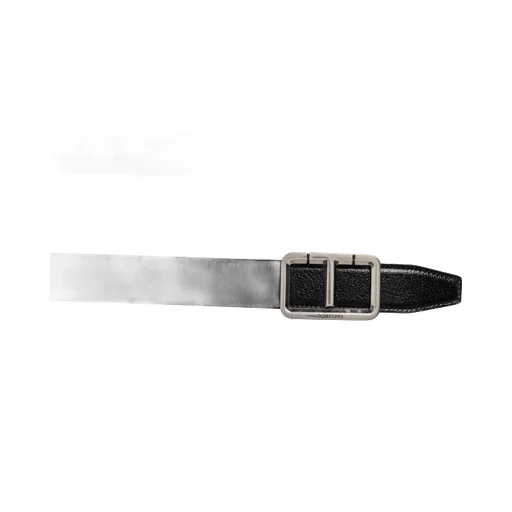 Logo Plaque Buckle Belt