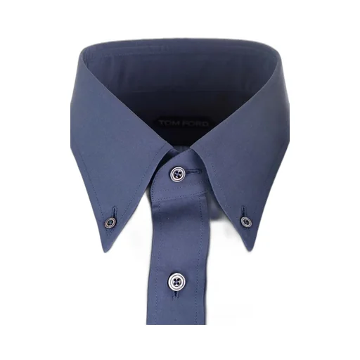 Long-Sleeved Curved Hem Shirt