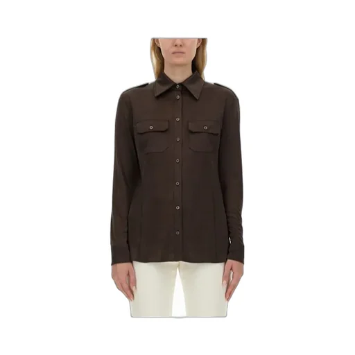Flap Pocket Long-Sleeved Shirt