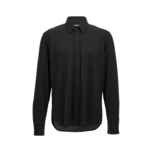 Buttoned Long-Sleeved Shirt