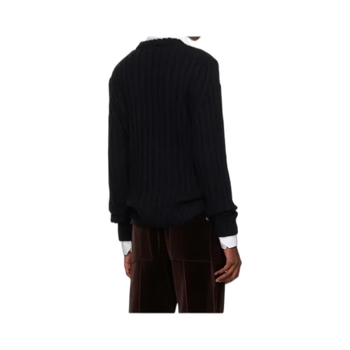 V-Neck Long-Sleeved Sweater