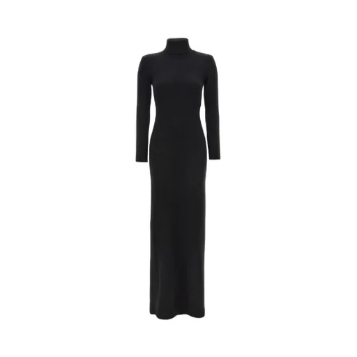 Roll-Neck Maxi Dress