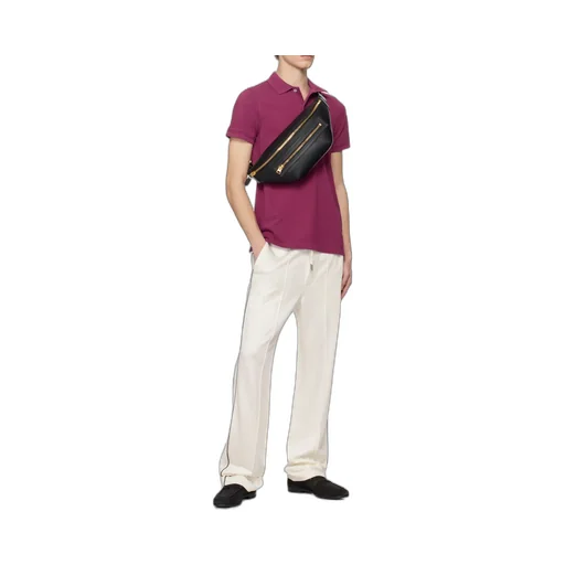 Buckle Short Sleeve Polo Shirt
