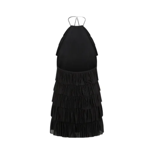 Flounced Mini Dress