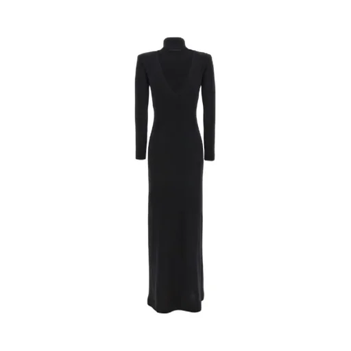 Roll-Neck Maxi Dress
