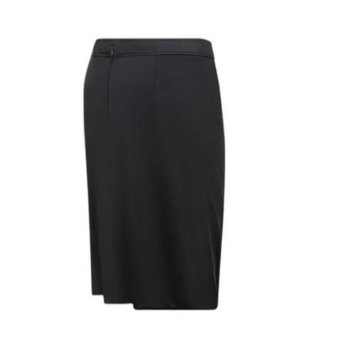 Lustrous Jersey Wrap Draped Skirt