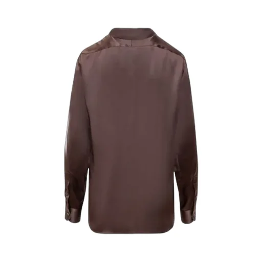 Fluid Charmeuse Satin Shirt