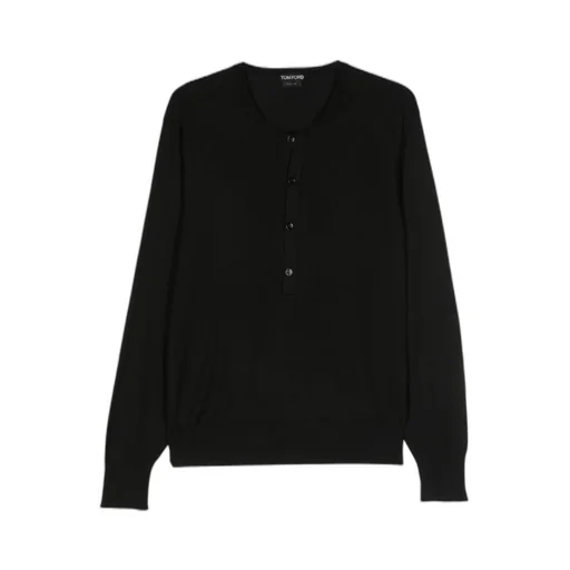 Crewneck Fine-Knit Top