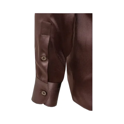 Fluid Charmeuse Satin Shirt