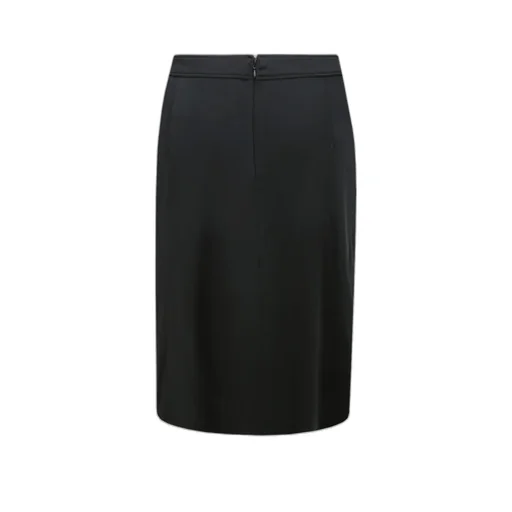 Lustrous Jersey Wrap Draped Skirt