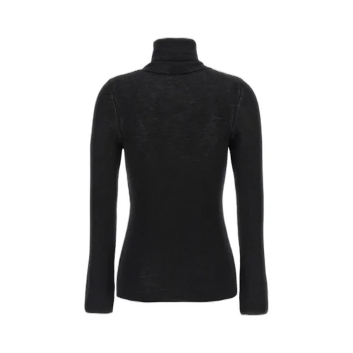 Compact Fine Knit Turtleneck Top